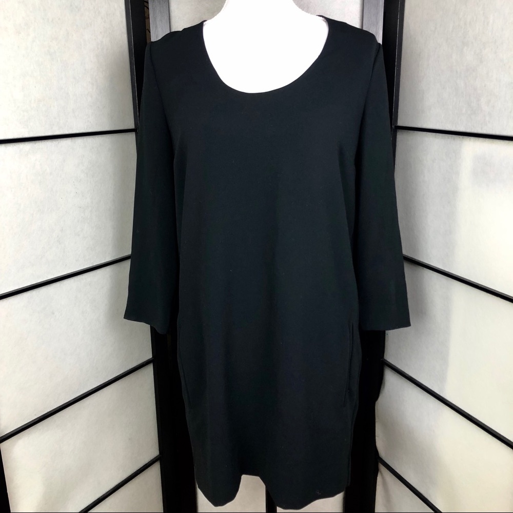 DVF Diane Von Furstenberg black payuma dress sz 6
